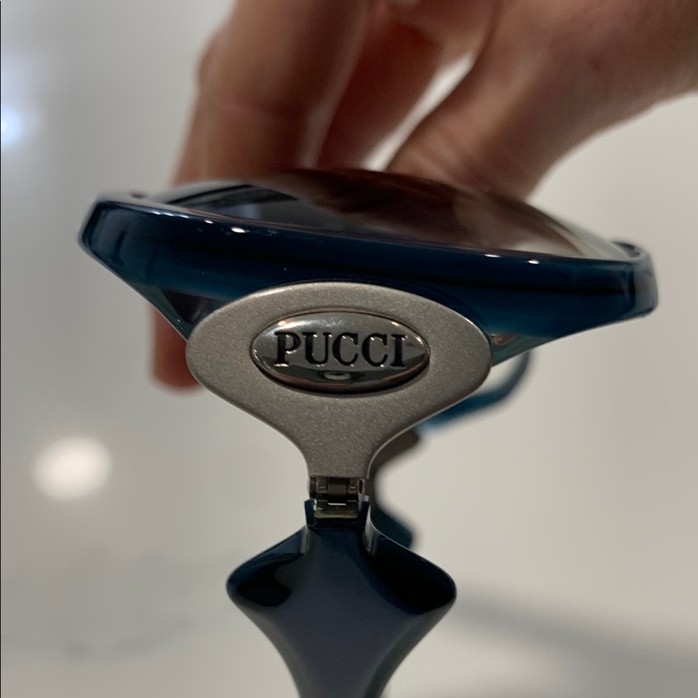 Emilio Pucci Elegant Blue Sunglasses - Picture 6 of 6